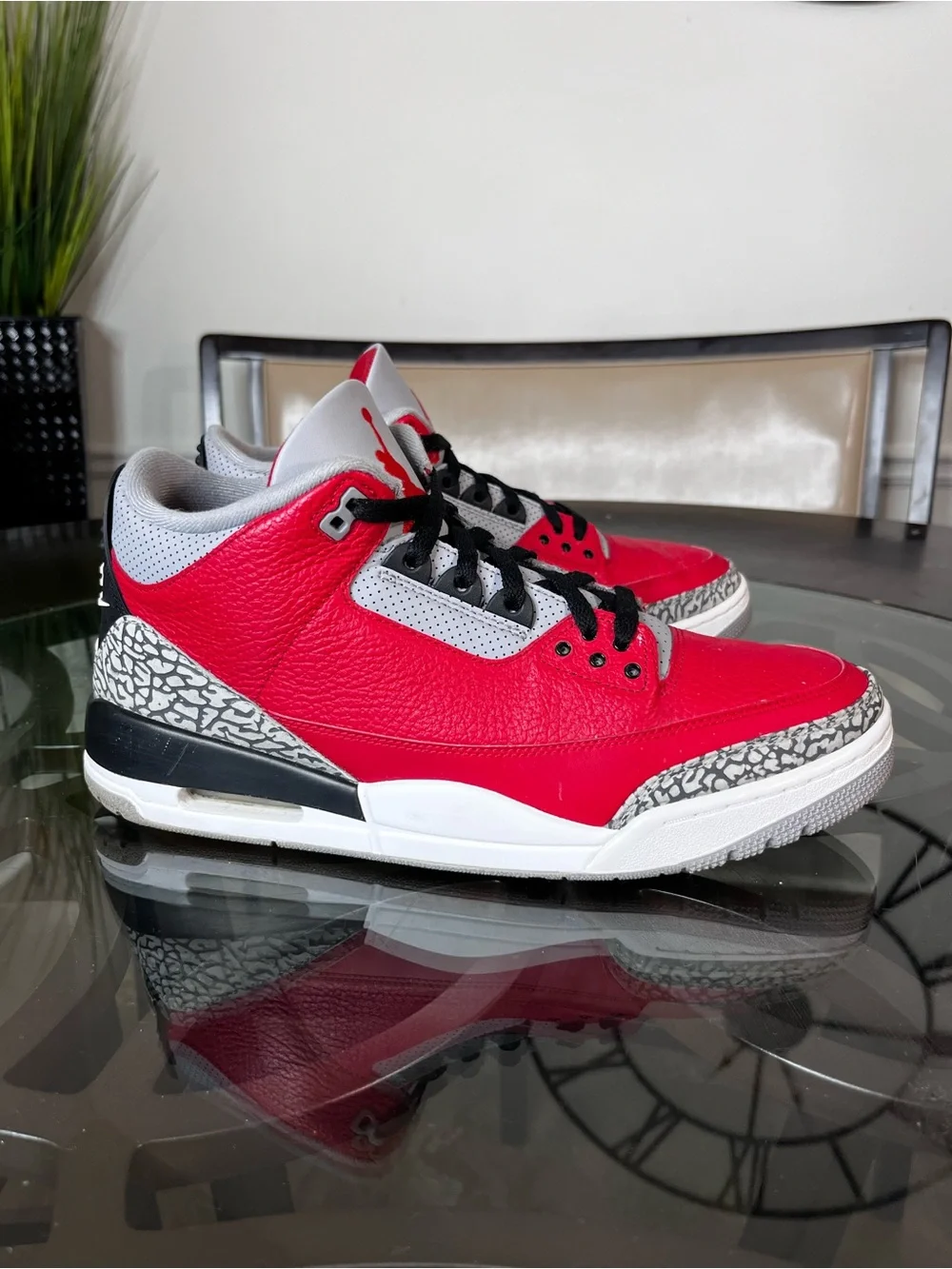 Nike Air Jordan 3 Retro SE Unite Fire Red Cement Mens Sz 13